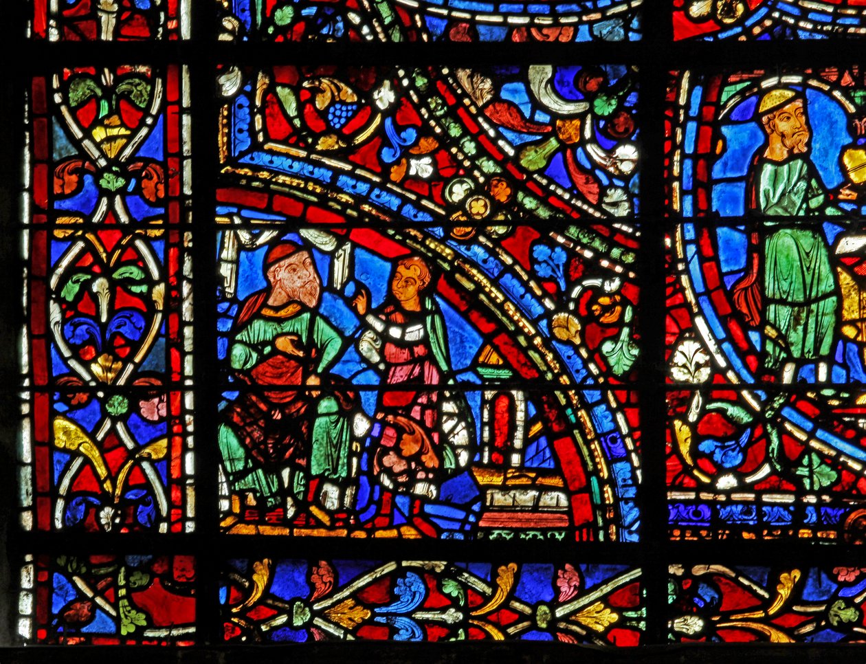 The Prodigal Son-vinduet: krav på arv (w35) av French School