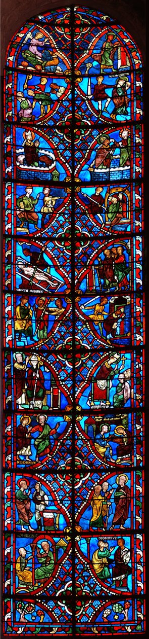 St Denys-vinduet av French School