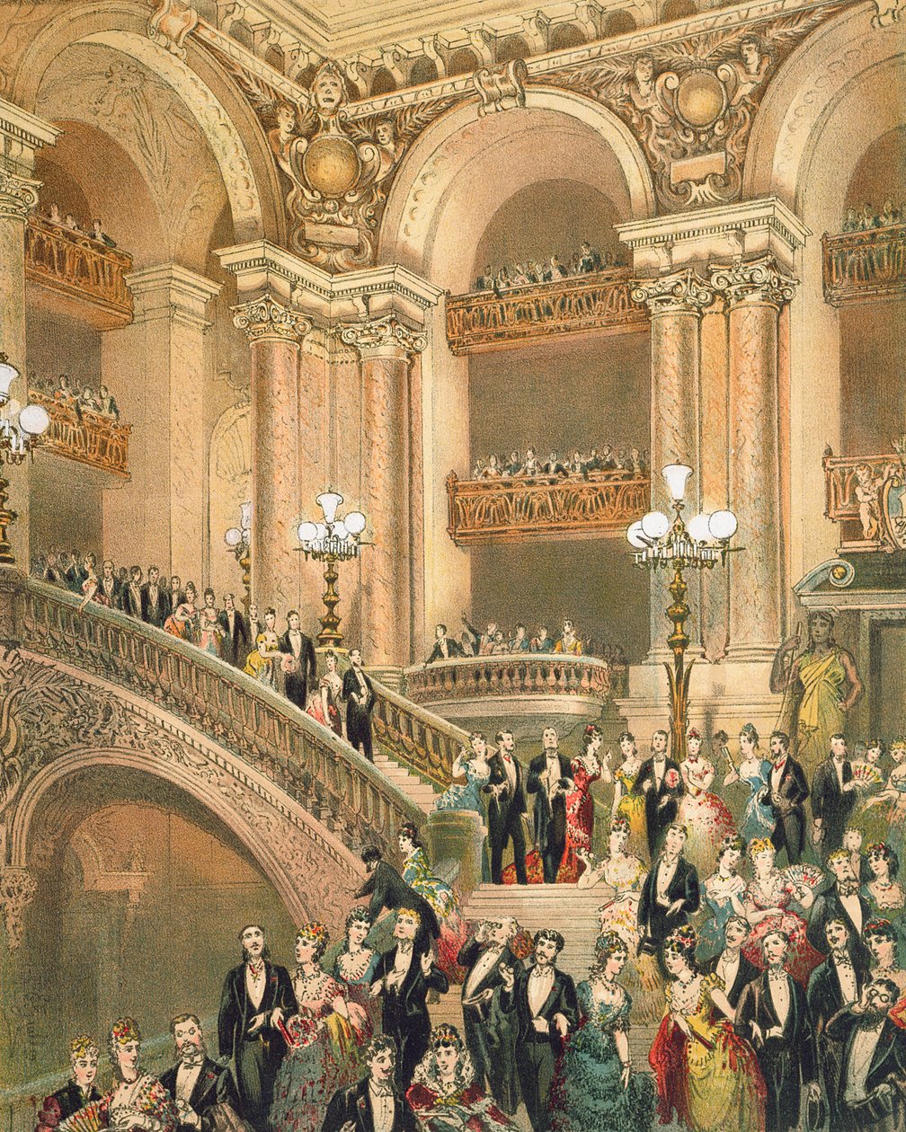 Operaens trapp, ca. 1875 av French School