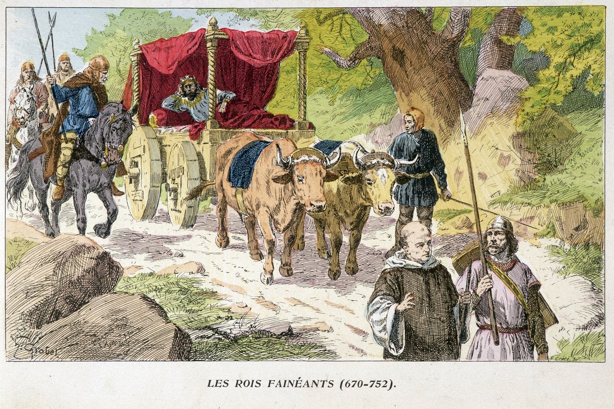 De late kongene (670 - 752). av French School