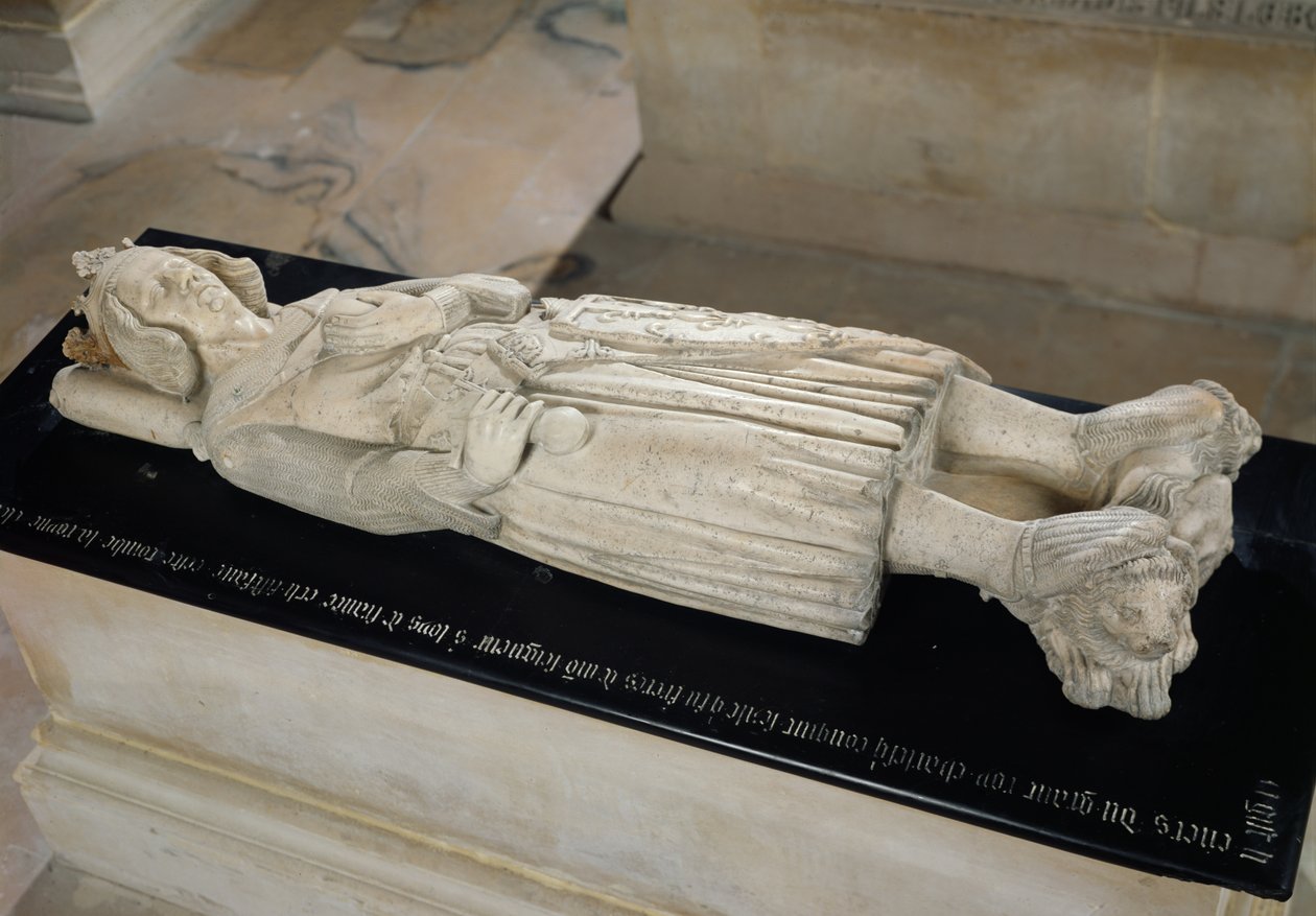 Graven til Charles I (1226-85) av Anjou av French School