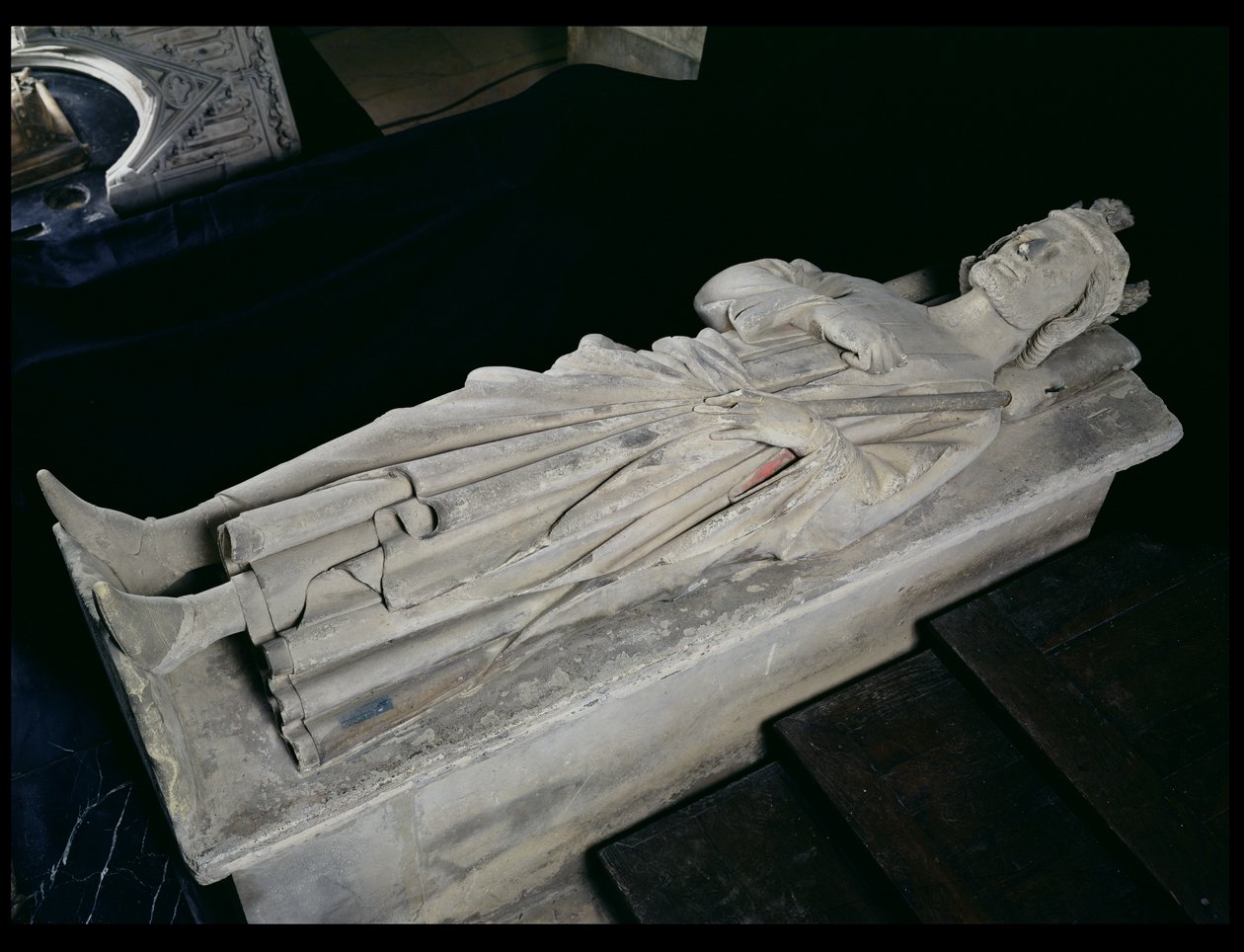 Graven til Charles Martel (690-741) av French School