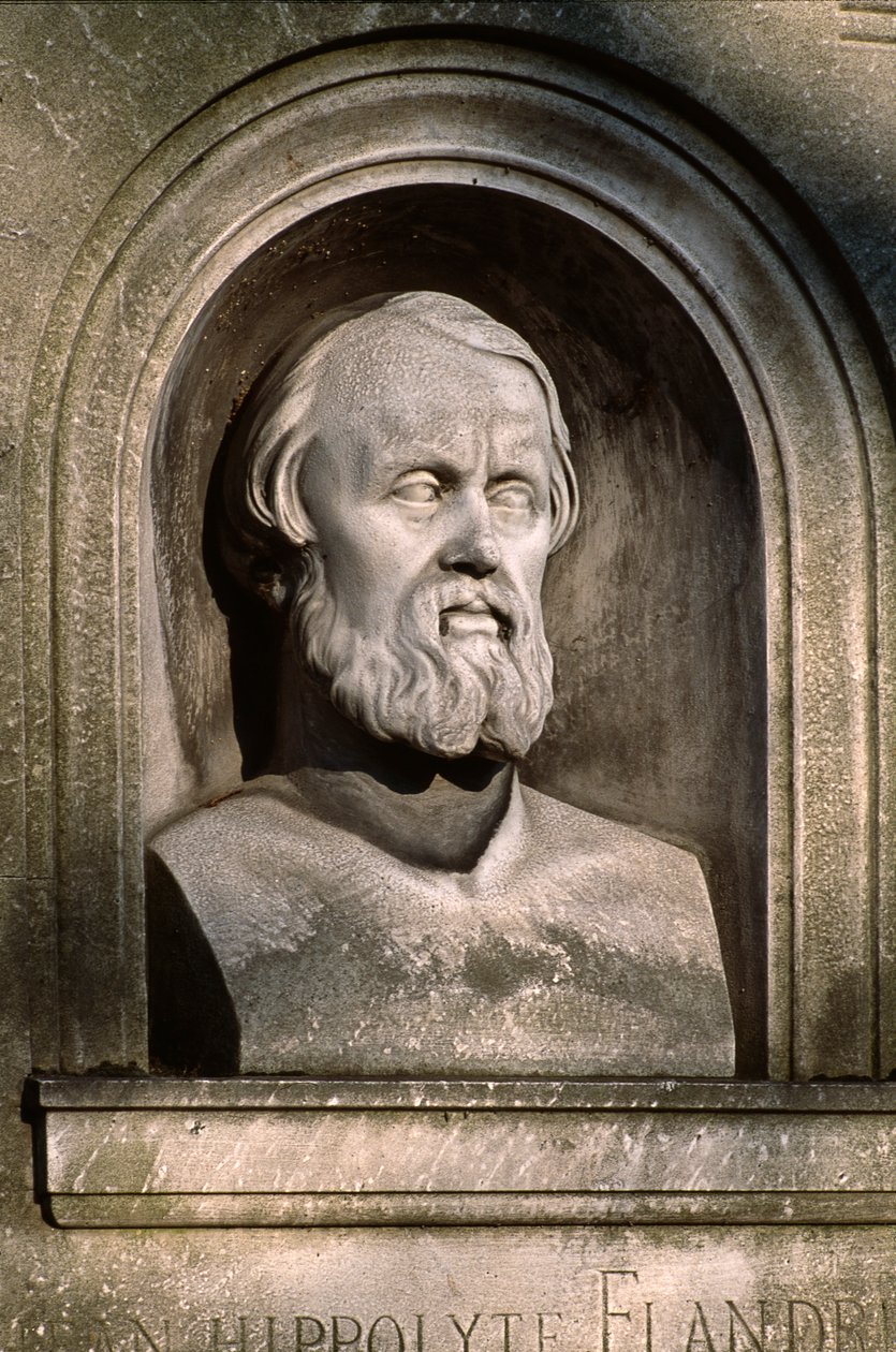Graven til Hyppolyte Flandrin (1809–64) av French School