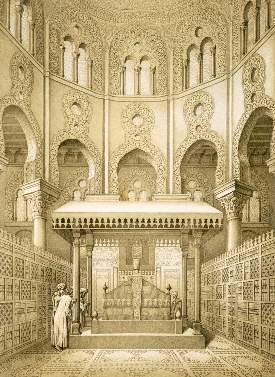 Graven til sultan Qalaoun i Kairo av French School