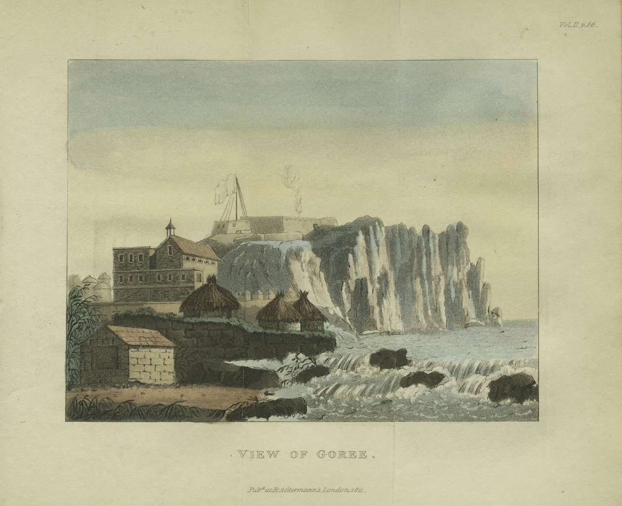 Utsikt over Goree, 1821 av French School