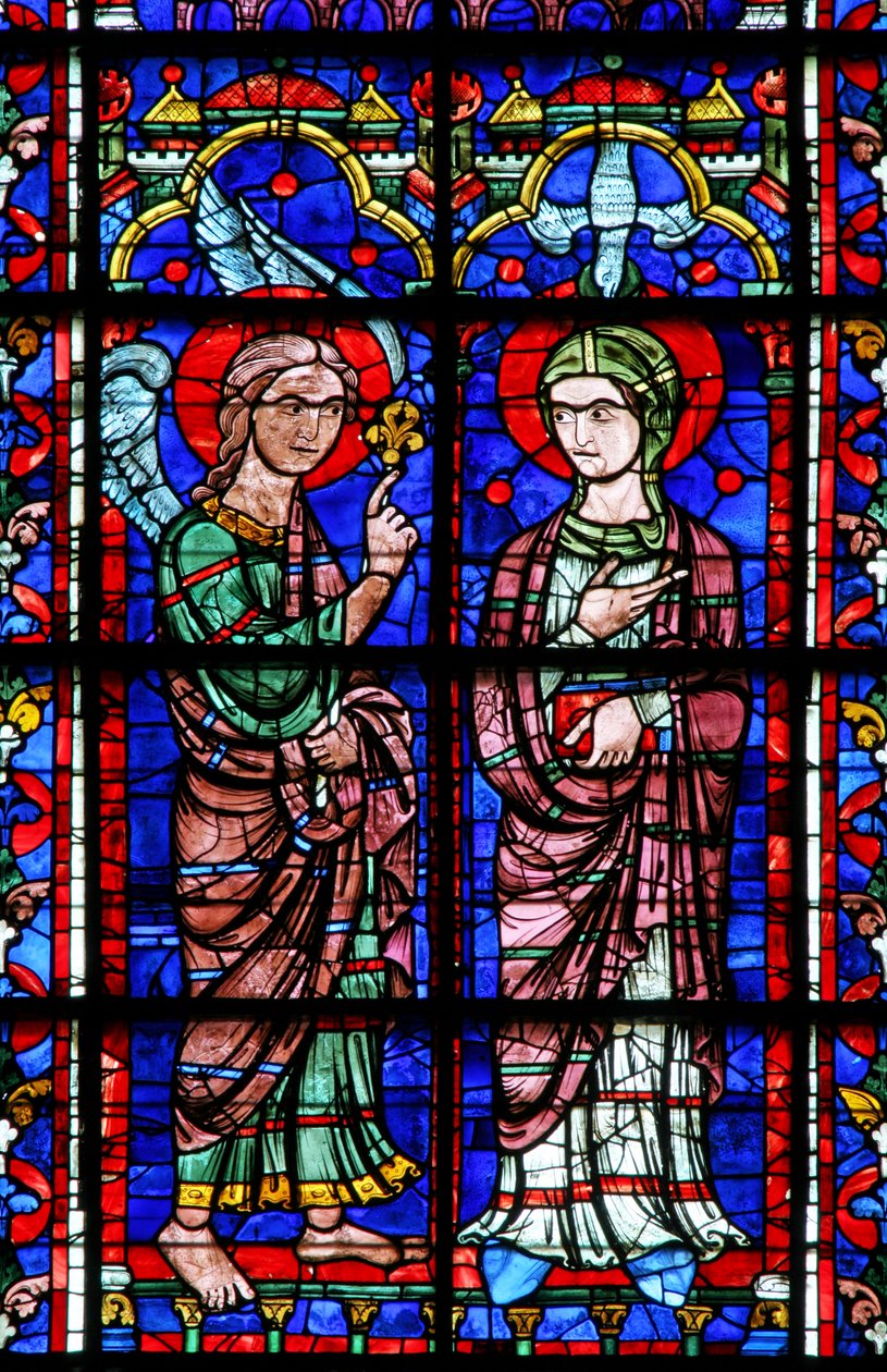 Jomfru Maria - Annunciation (w100) av French School