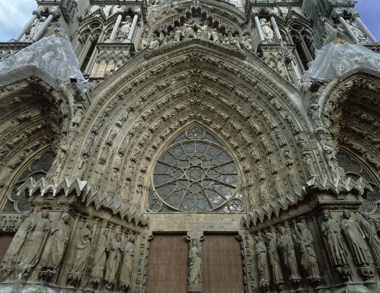 Vestfasade, 1200-1300-tallet av French School
