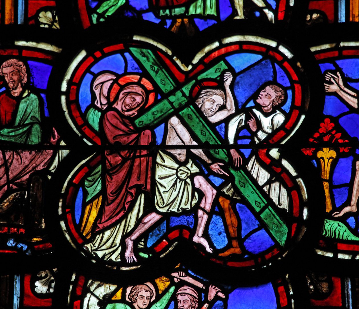 Vindu w0 som viser Via Crucis av French School