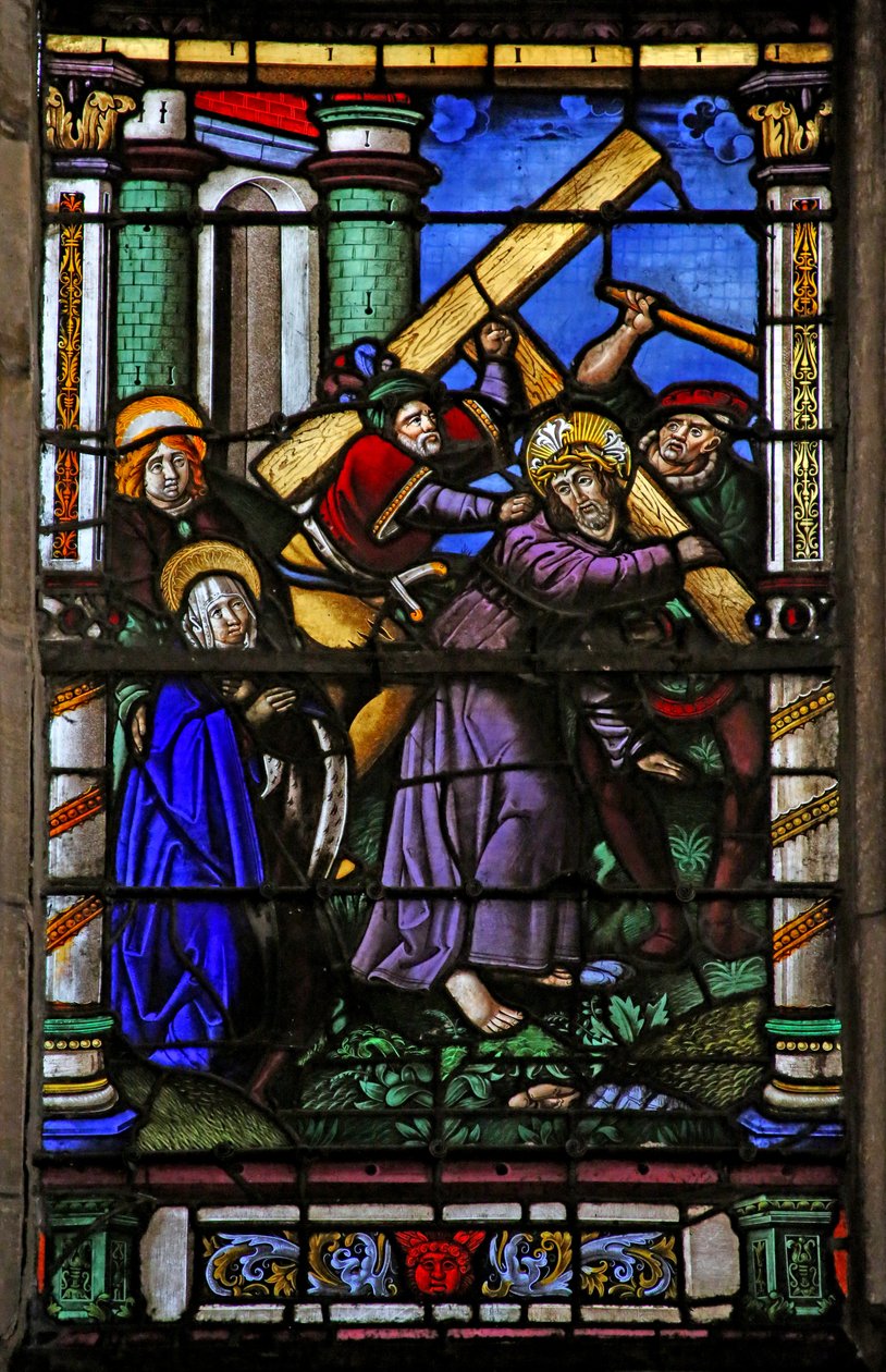 Vindu w4 som viser Via Crucis av French School