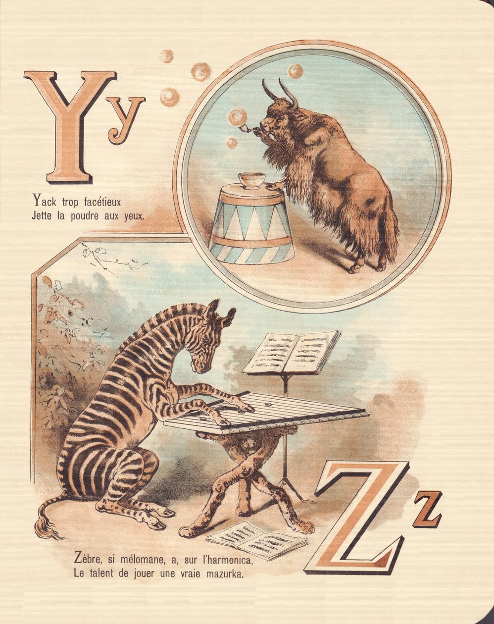 Y Z: Yak, Zebra av French School
