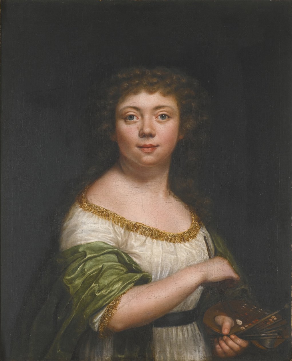 Selvportrett, tjueen år gammel, 1793 av Friederike Julie Lisiewska