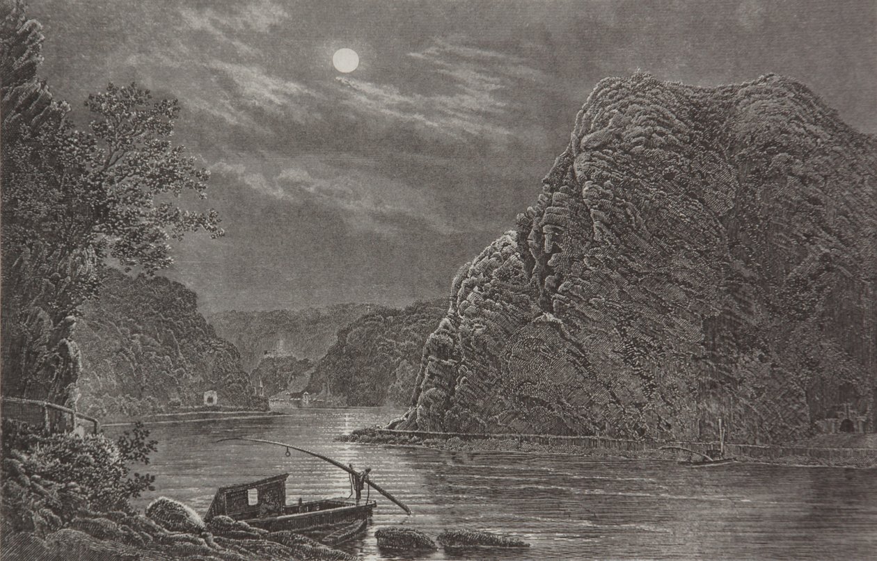 Loreley av Pierre Joseph Redouté