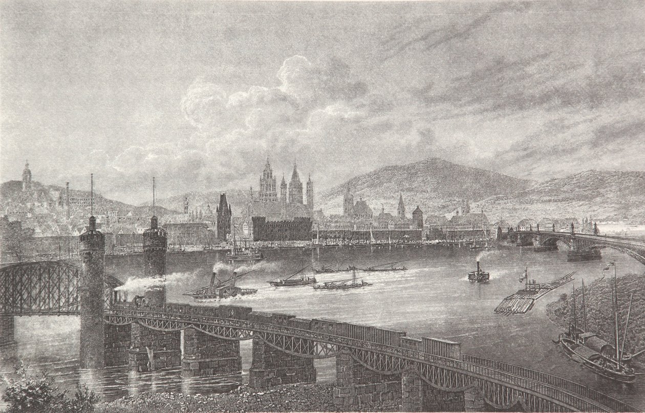 Mainz av Pierre Joseph Redouté