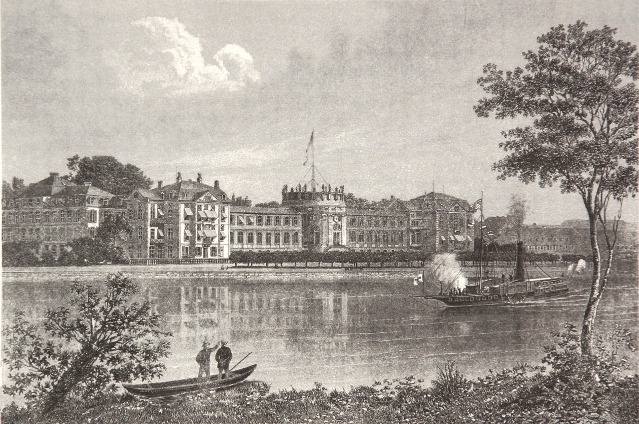 Biebrich slott av Pierre Joseph Redouté