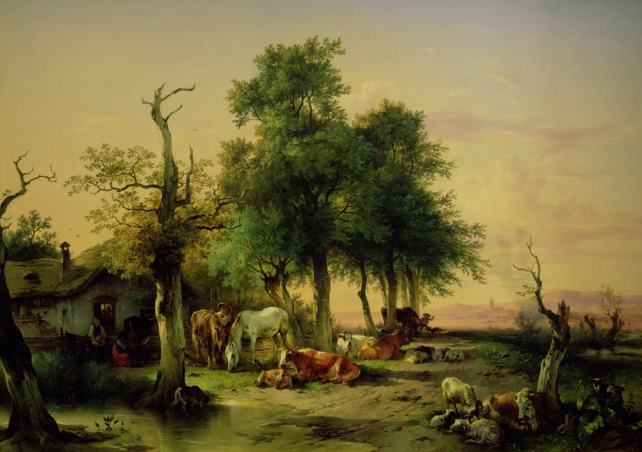 Beitemark av Friedrich Gauermann