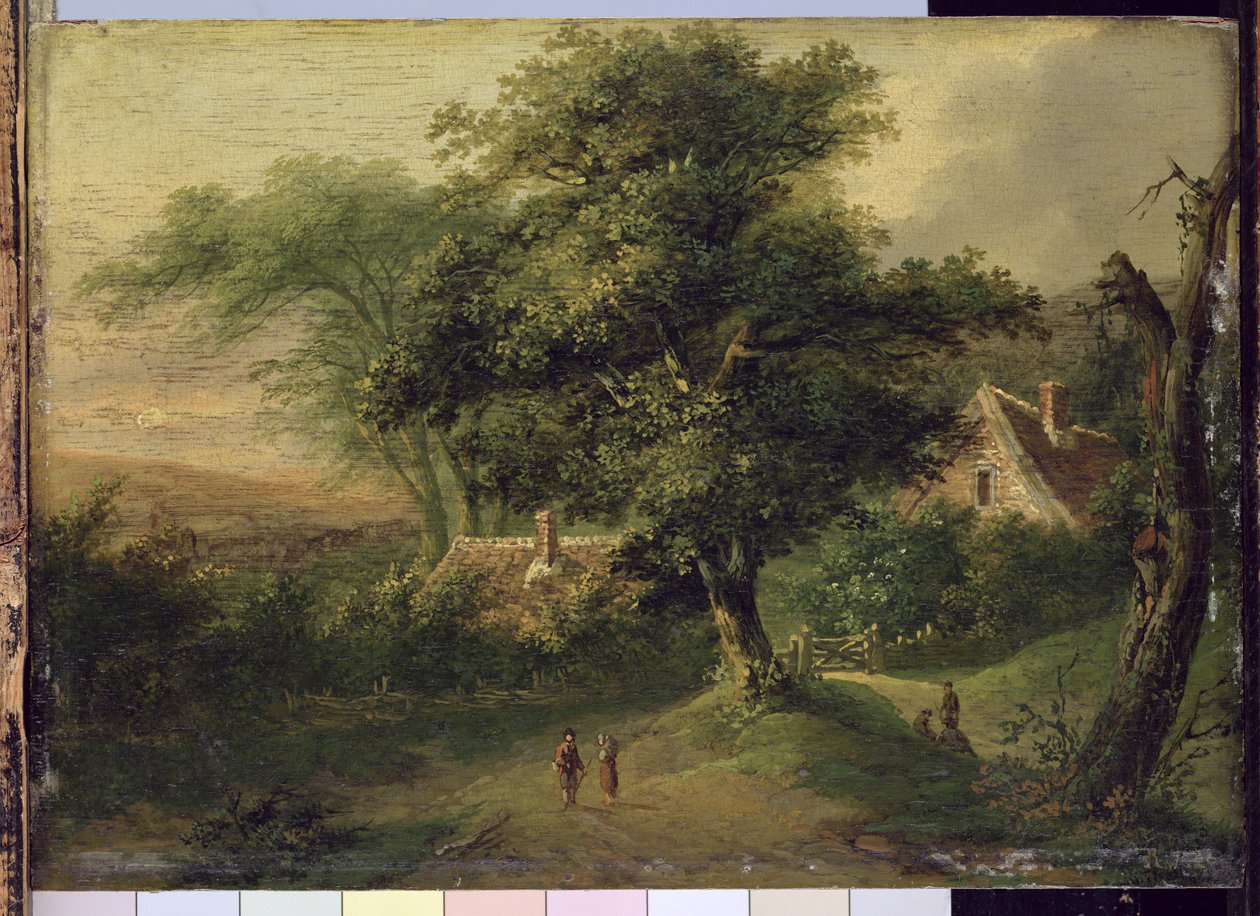Landskap, 1827 av Friedrich Rosenberg