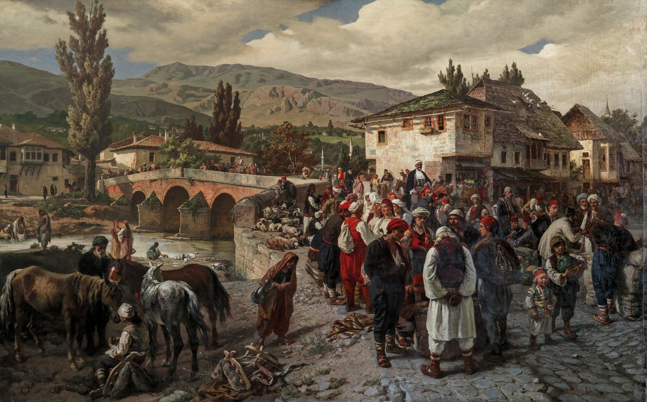 Ved Latinerbroen i Sarajevo av Friedrich Alois Schönn