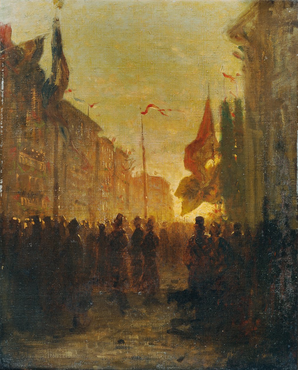 festlige flagg av Friedrich Alois Schönn