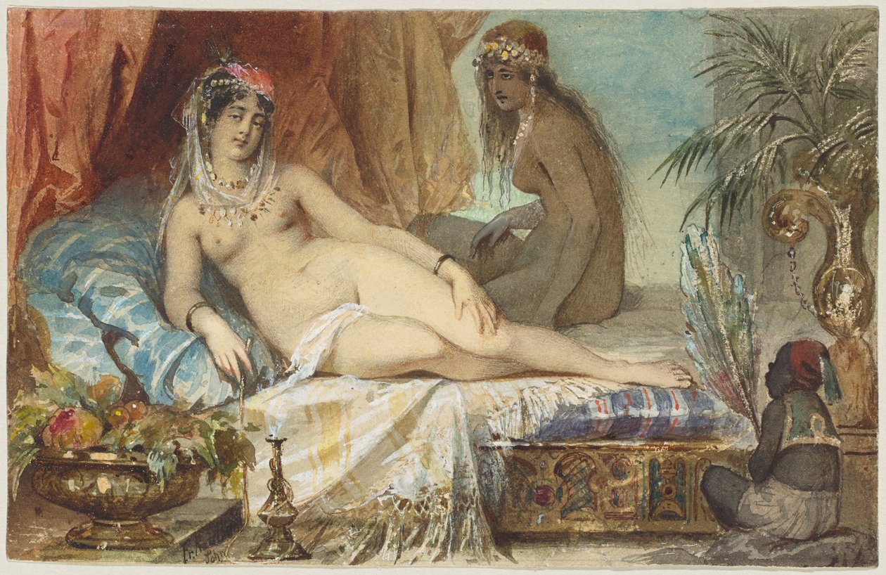 Odalisques av Friedrich August von Kaulbach