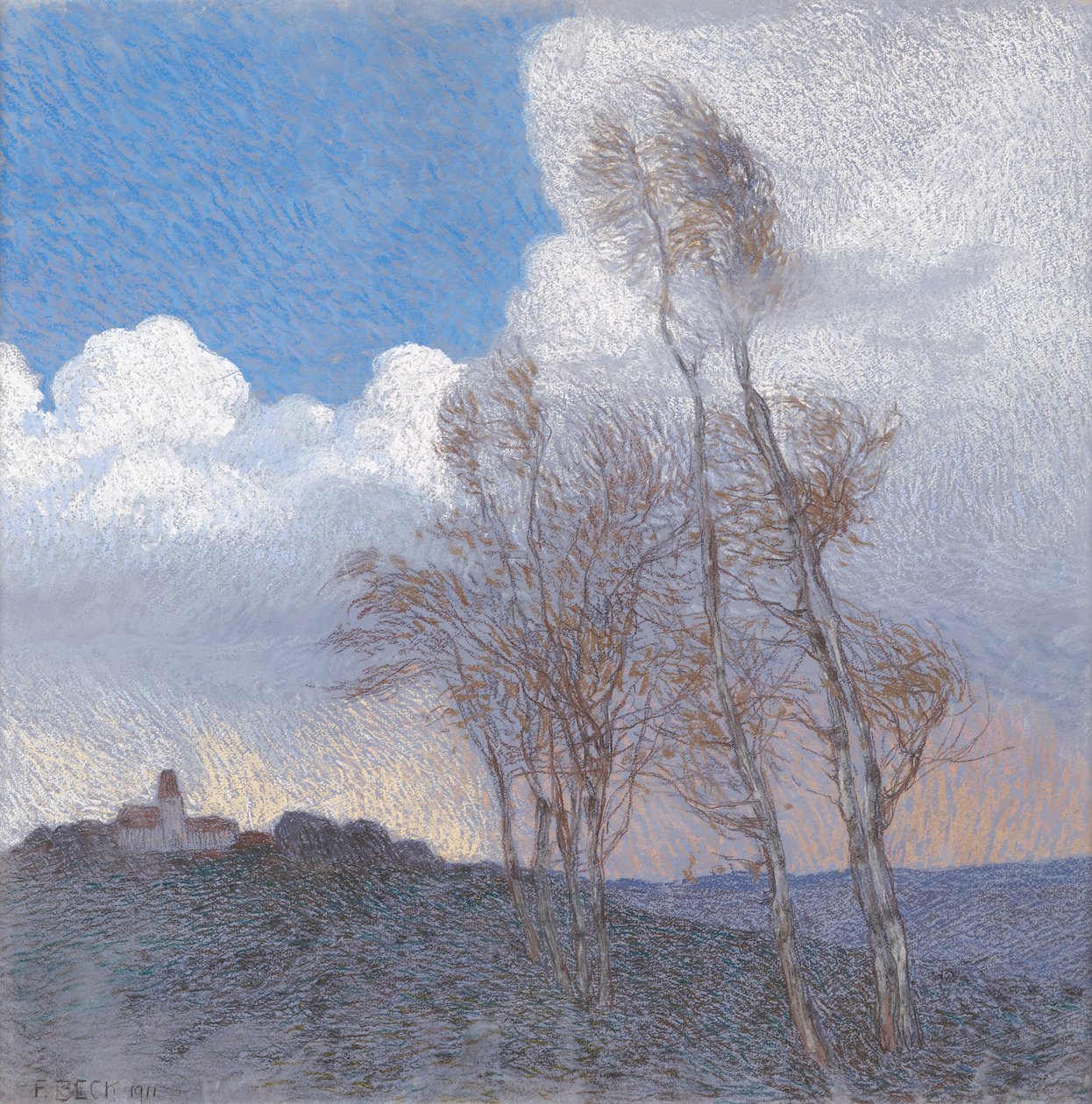 Tordenvær av Friedrich Beck