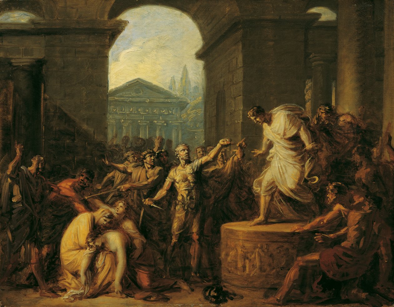 Virginias død av Friedrich Heinrich Fuger