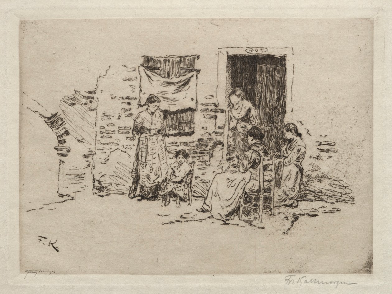 Chioggia. av Friedrich Kallmorgan
