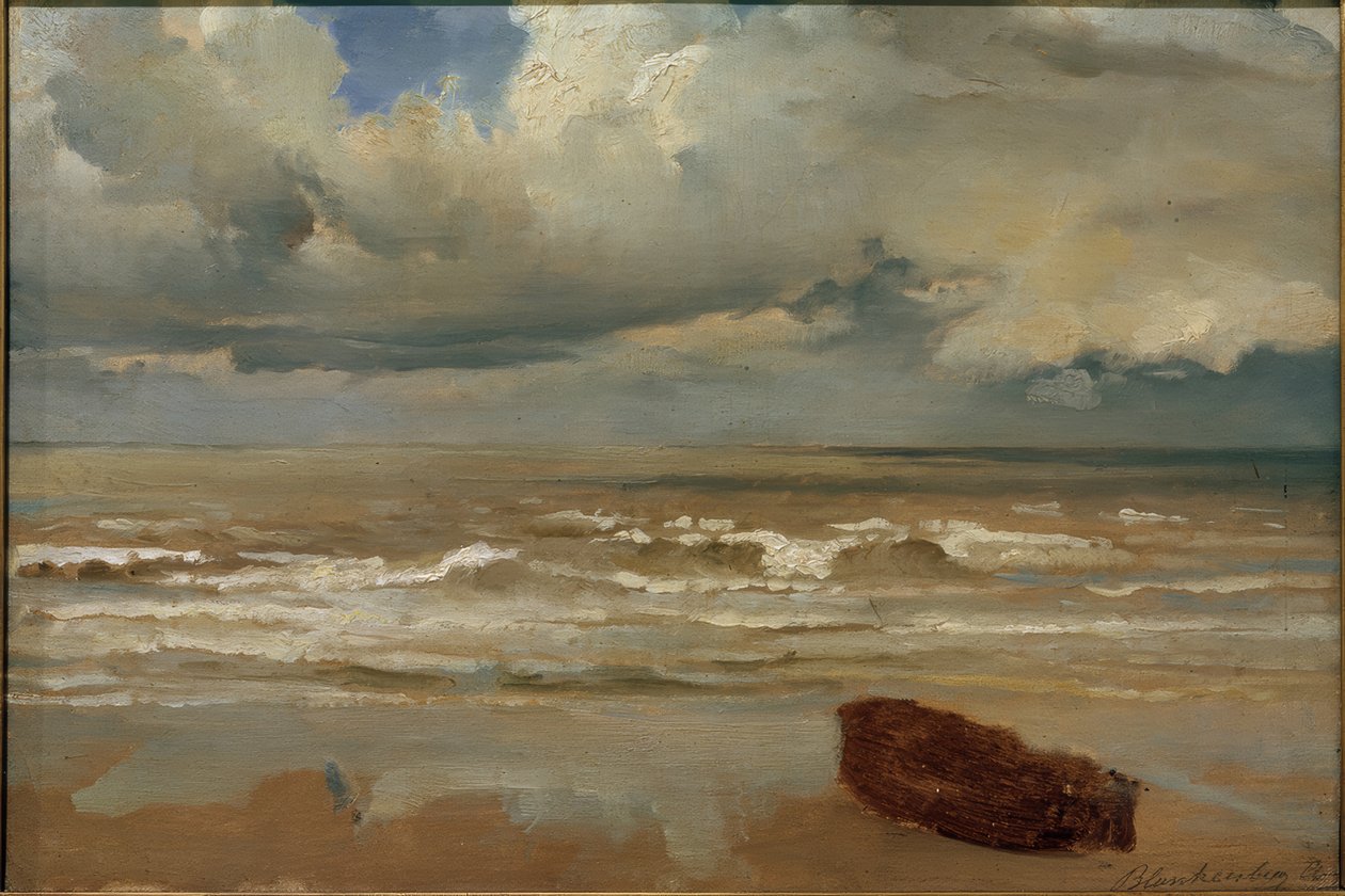 Stranden ved Blankenberge av Friedrich Karl Hausmann