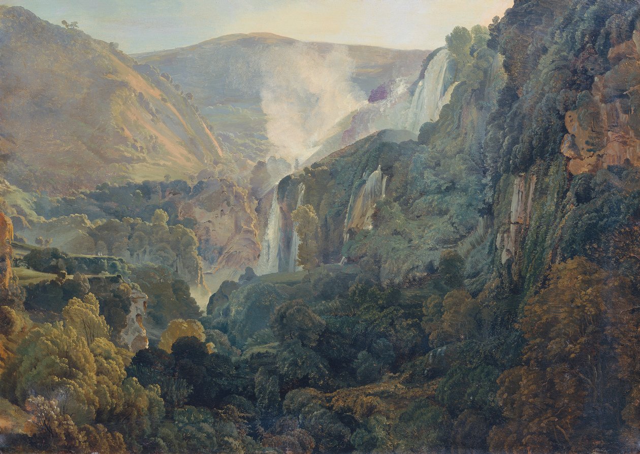 Fossene i Terni av Friedrich Nerly d. Ä.