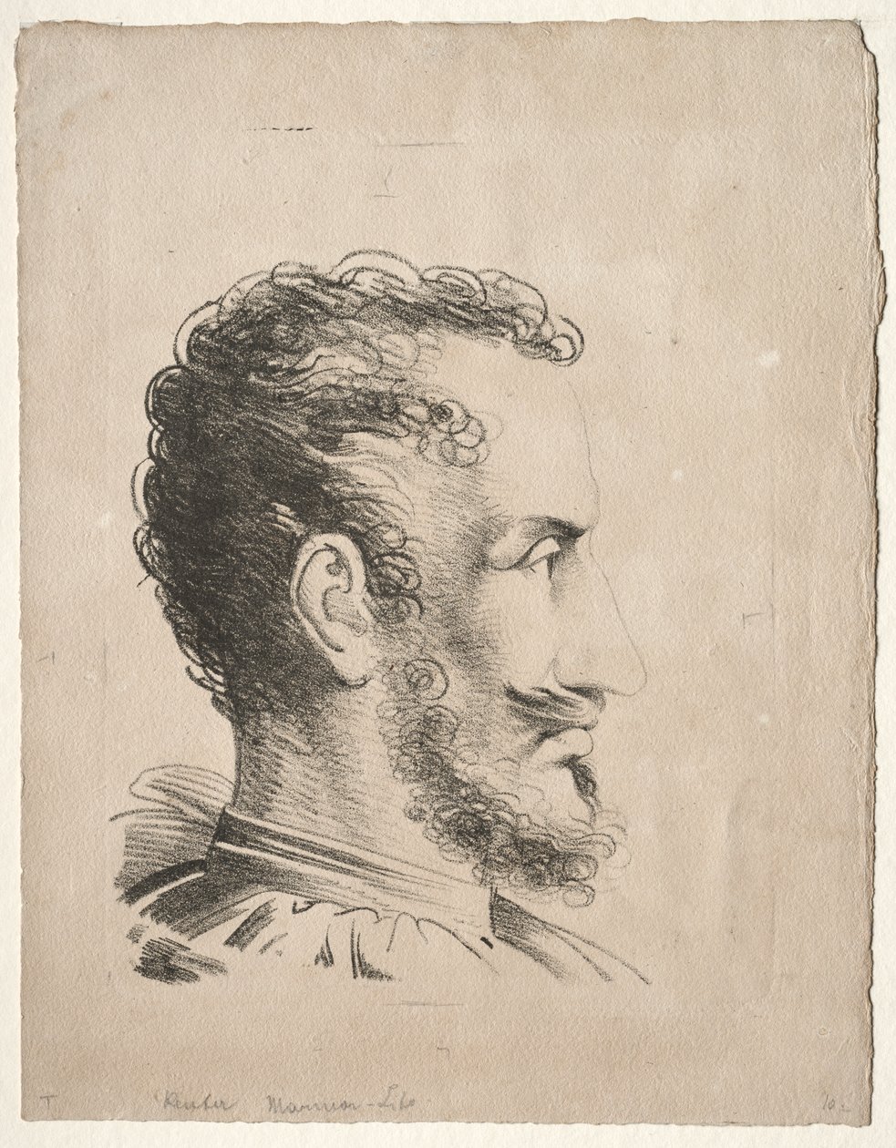 Profilhode av Friedrich Wilhelm Reuter