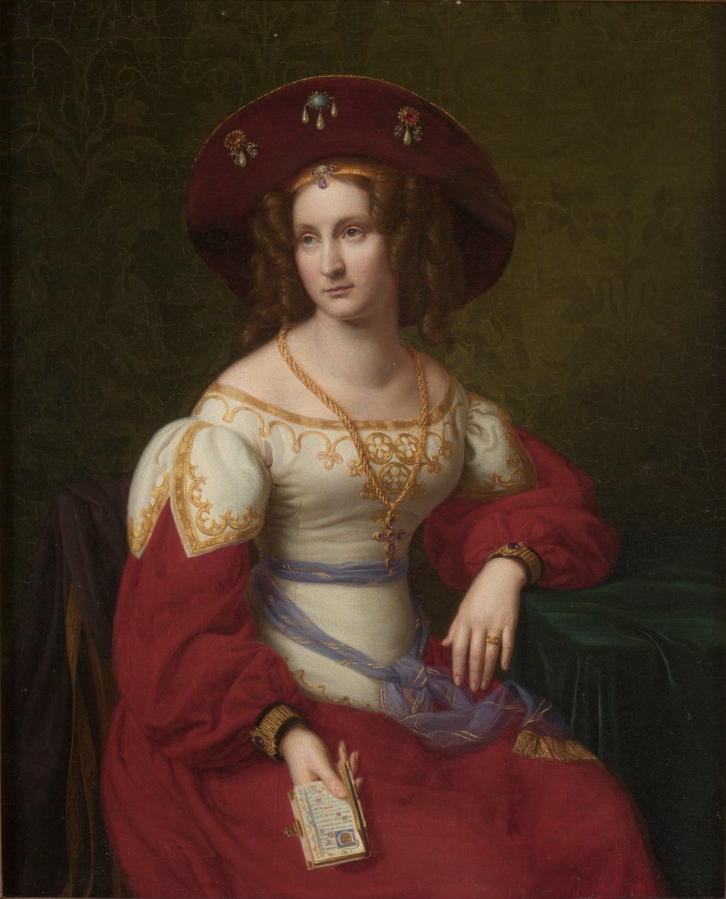 Catherine Johanna Groschk, ca. . av Friedrich Wilhelm von Schadow