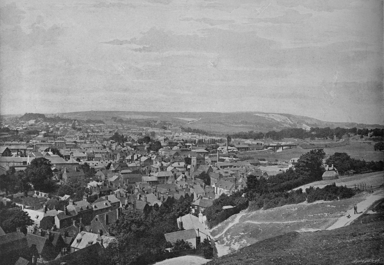 Lewes, c1896 av Frith and Co