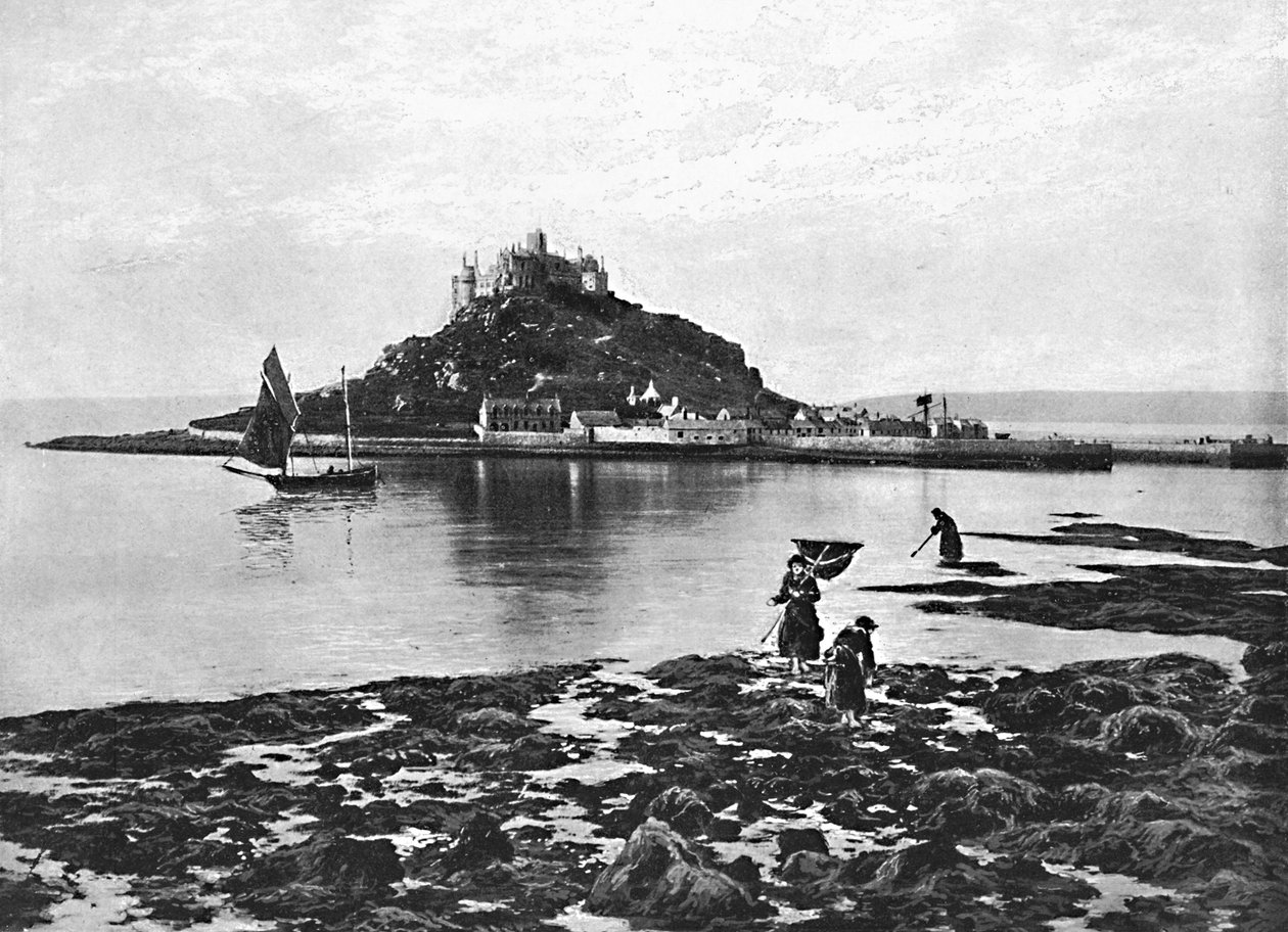 St. Michaels Mount, c1896 av Frith and Co