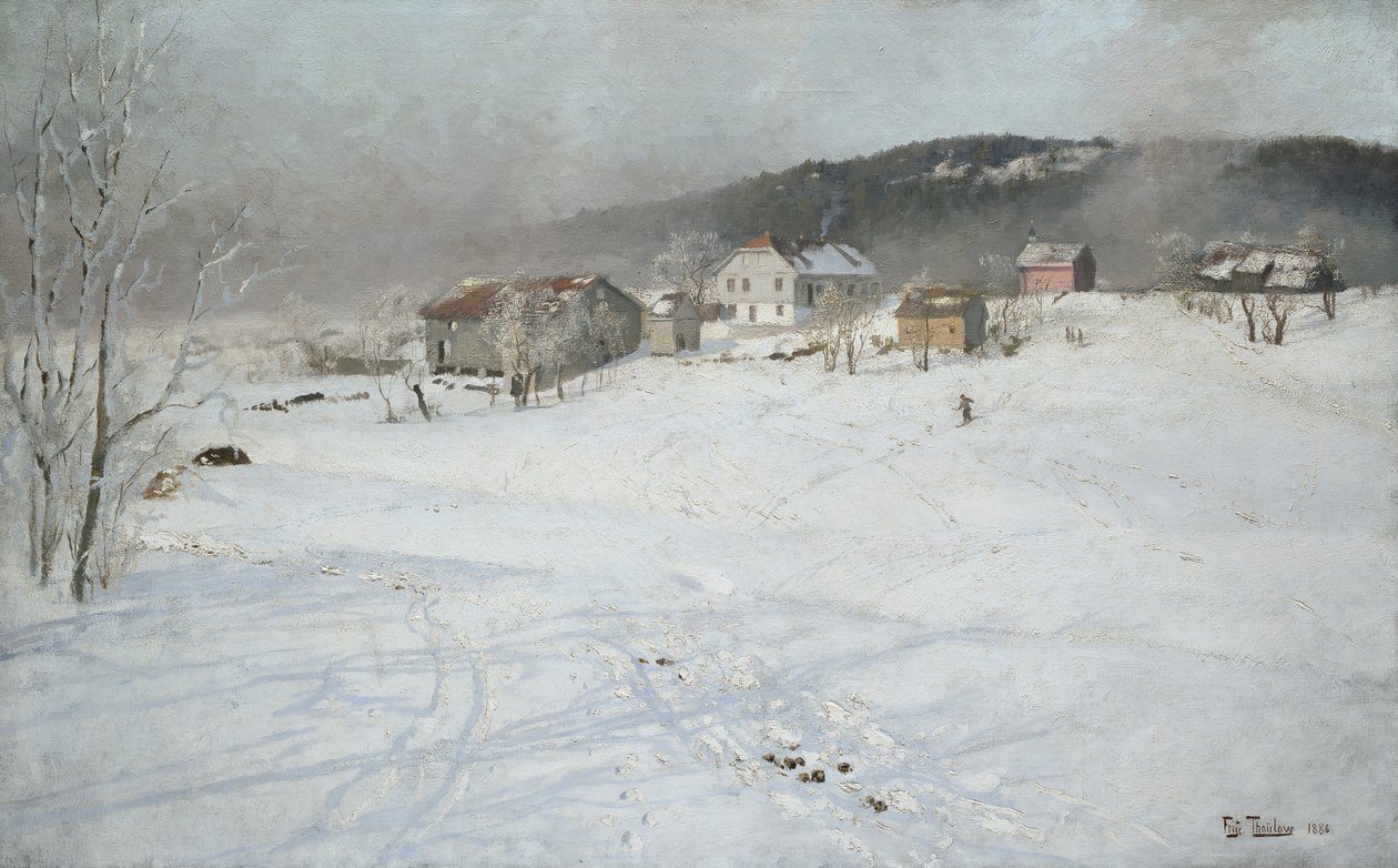 Vinter av Fritz Thaulow