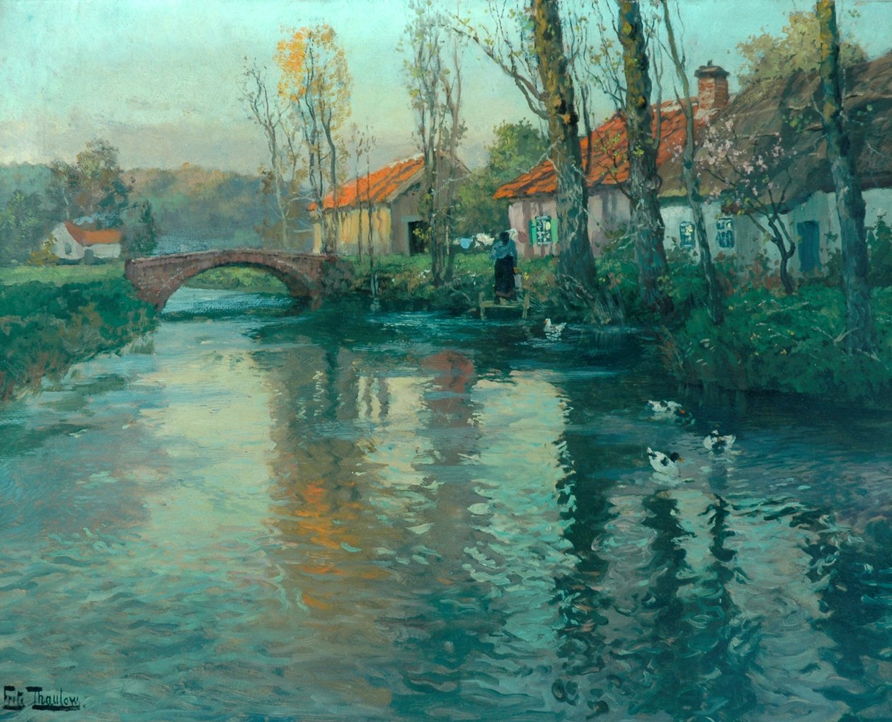 Elven av Frits Thaulow