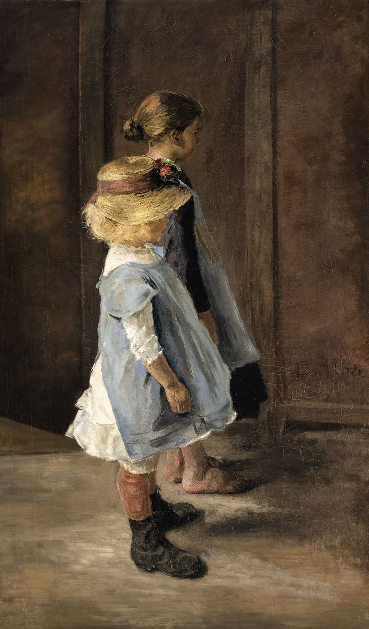 Barnestudie av Fritz von Uhde