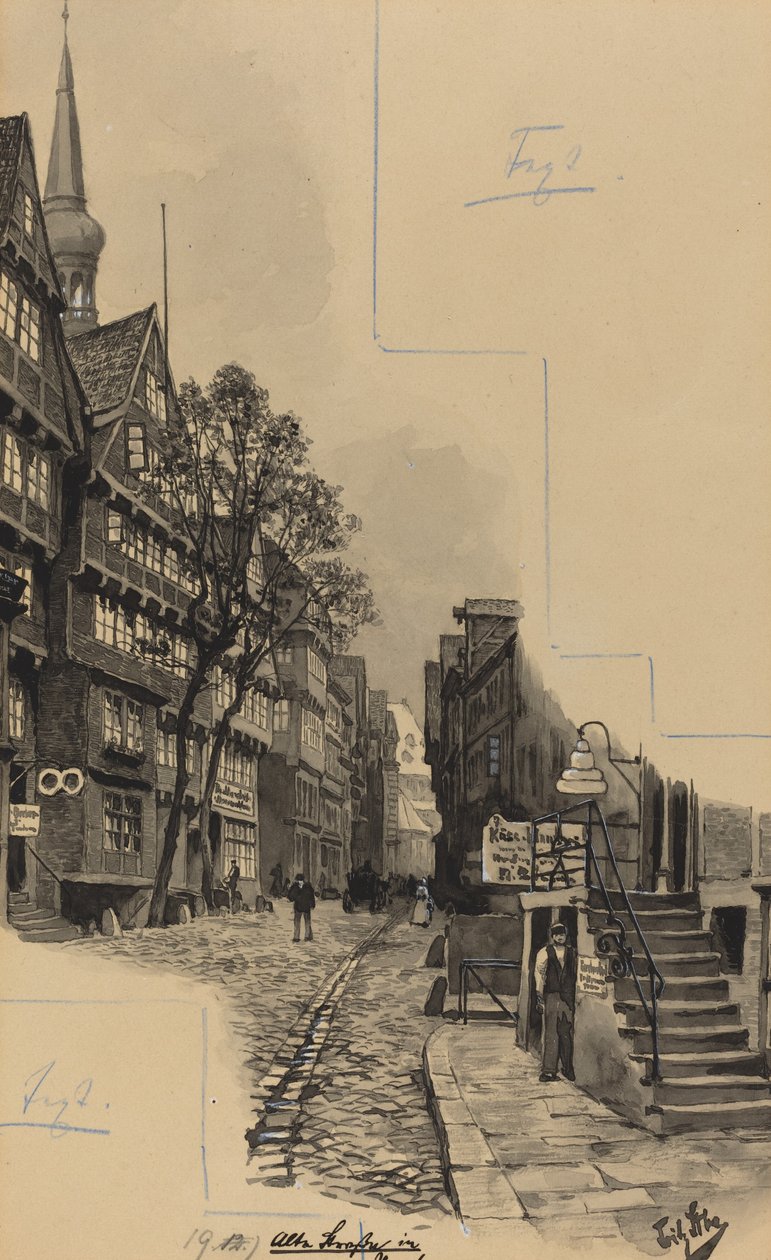 Gammel gate av Fritz Stoltenberg