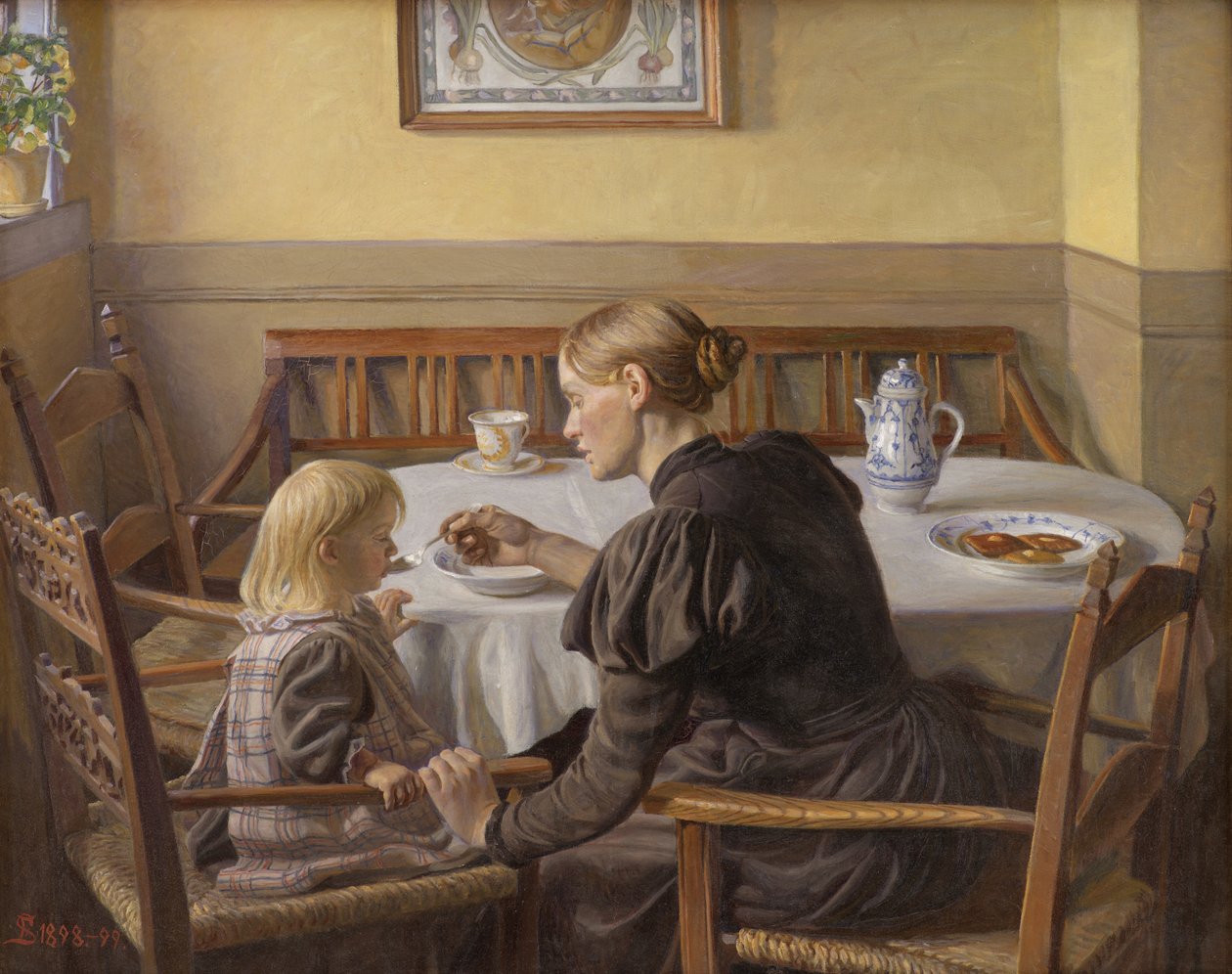 Mor og barn av Fritz Syberg