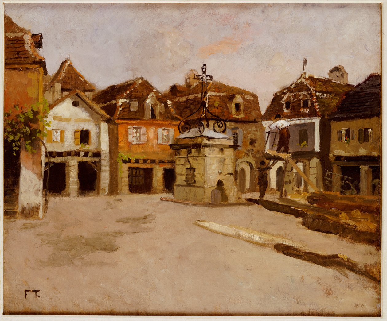 Et bytorg av Frits Thaulow