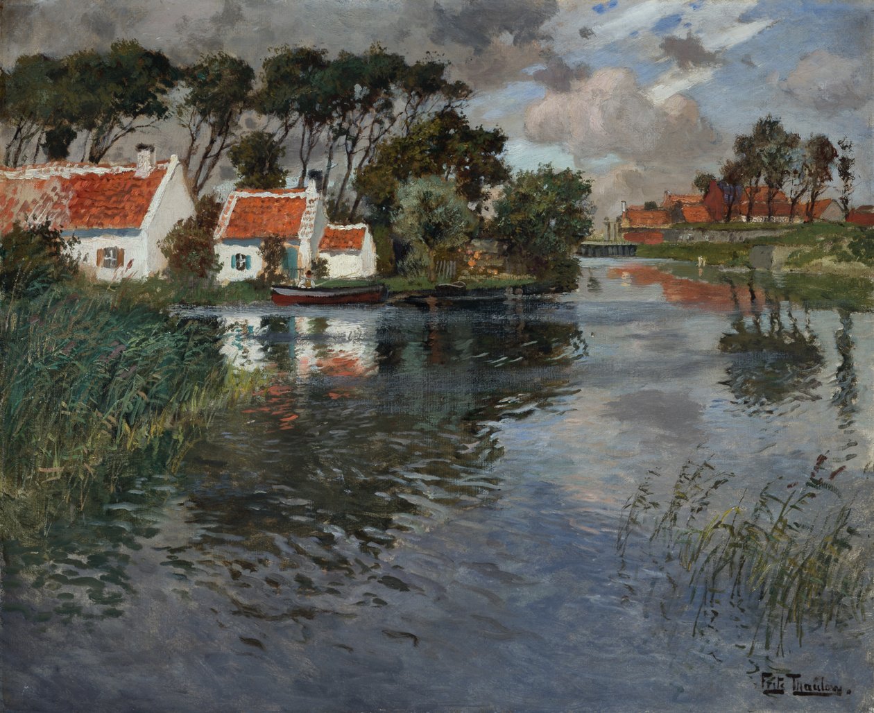Vindkast av Fritz Thaulow