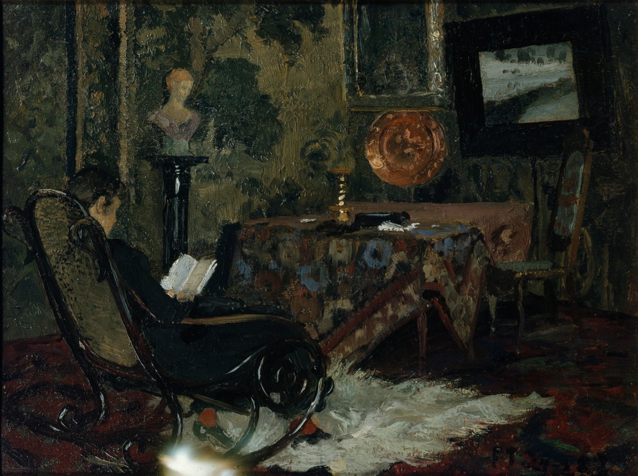 Interiør, Grini av Fritz Thaulow