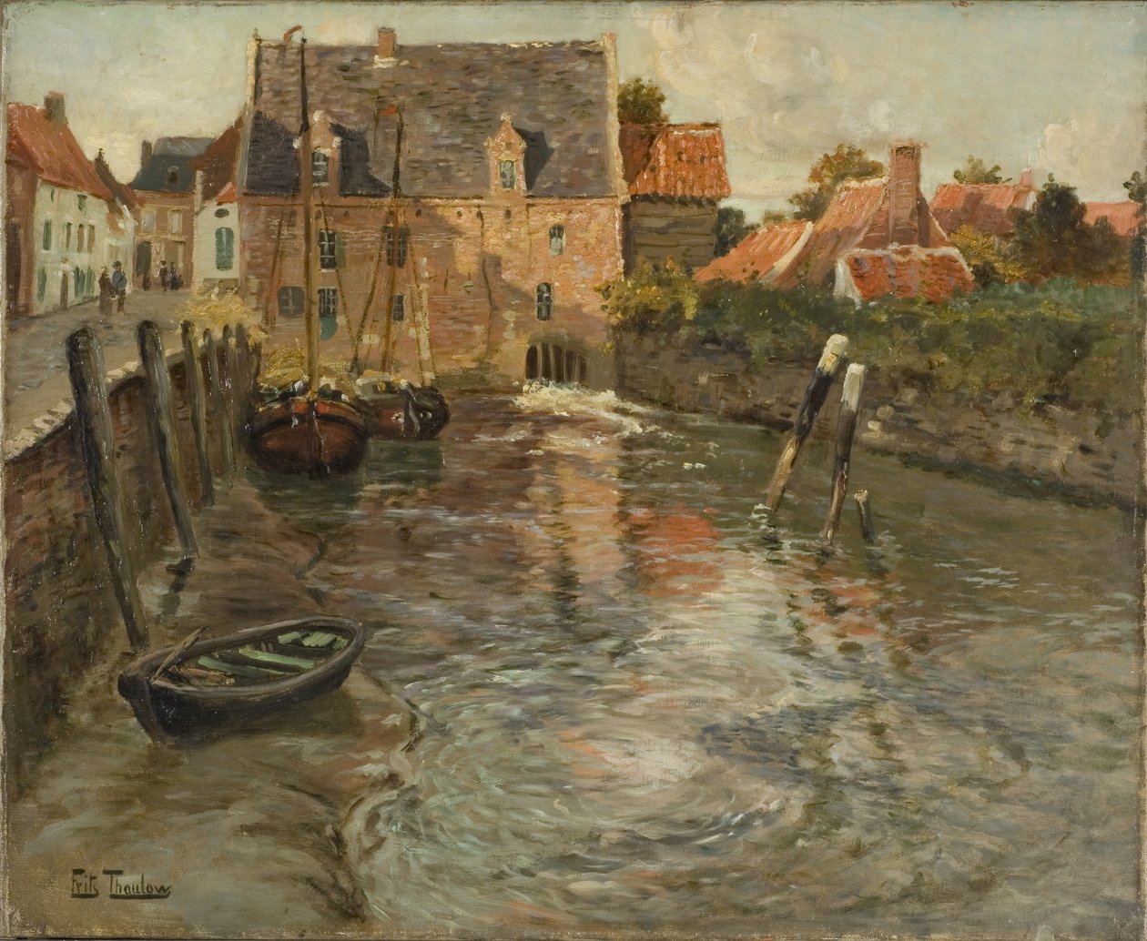 Lite vann av Frits Thaulow
