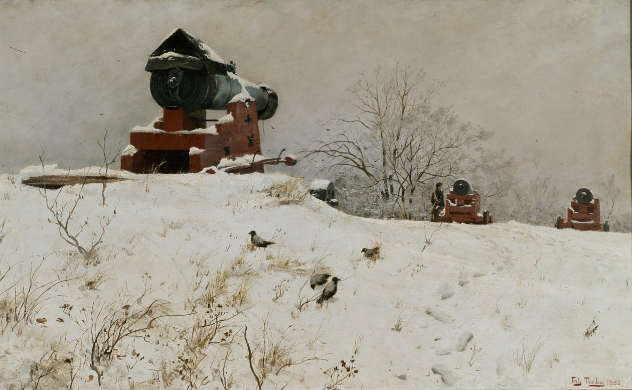 Rød kanon av Fritz Thaulow
