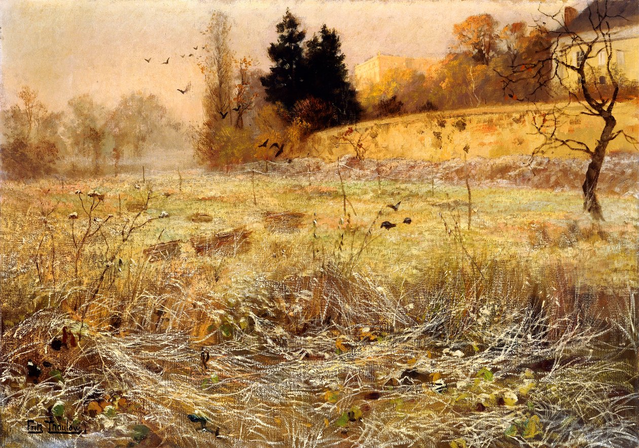 Rimfrosten, ca.1900 av Frits Thaulow