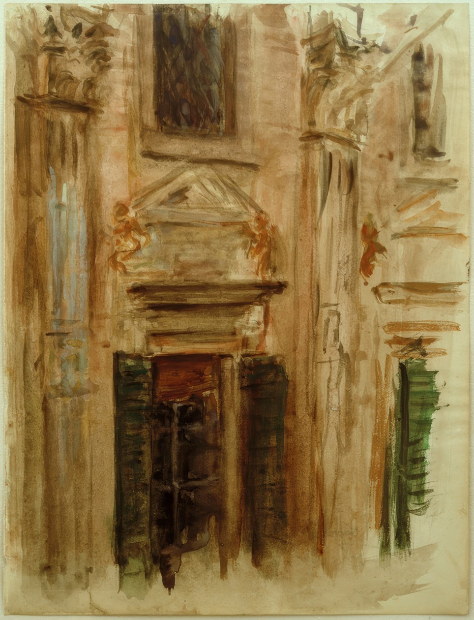 Architekturstudium av Fritz von Uhde