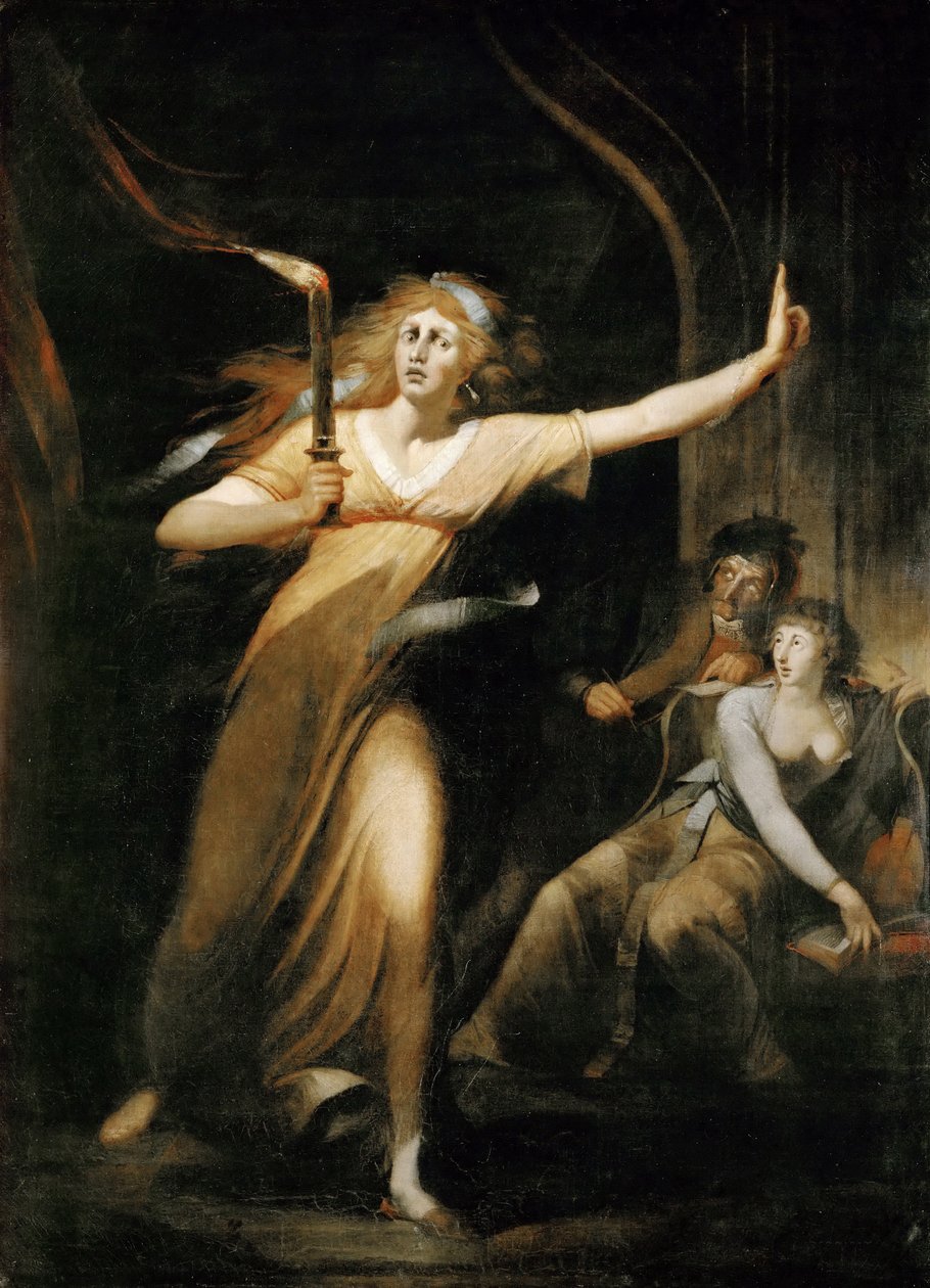 Lady Macbeth går i søvne av Füssli
