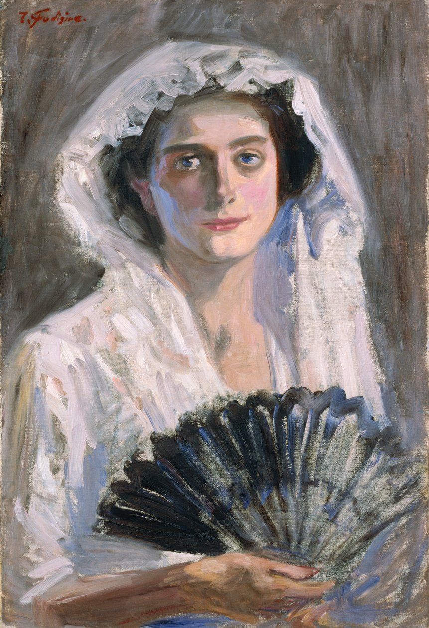 Svart vifte av Fujishima Takeji