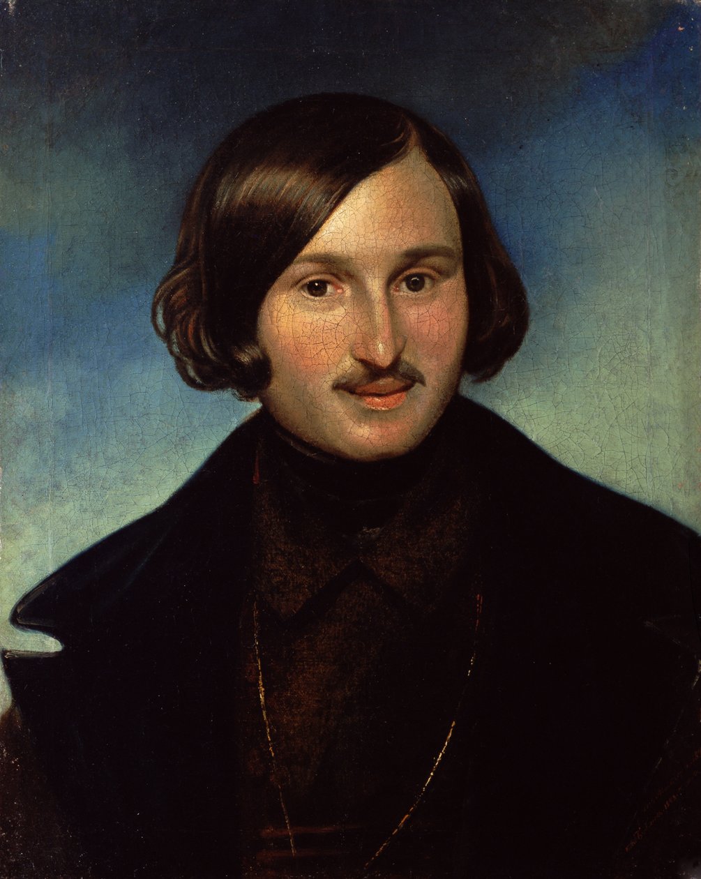 Portrett av Nikolay Gogol, 1841 av Fyodor Antonovich Moller