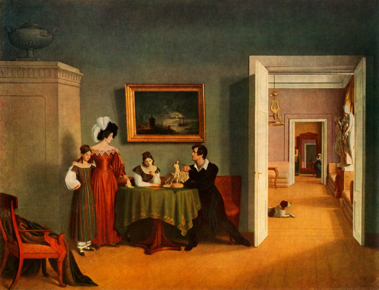 'Familieportrett', 1830, 1965. av Fyodor Tolstoy
