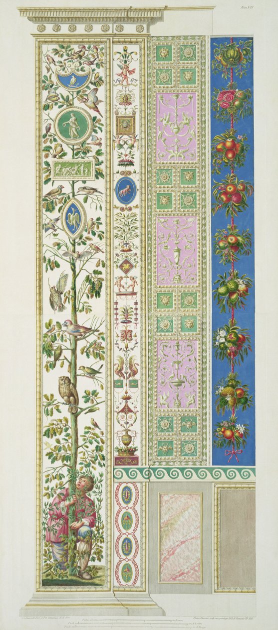 Panel fra Raphael Loggia i Vatikanet, fra 
