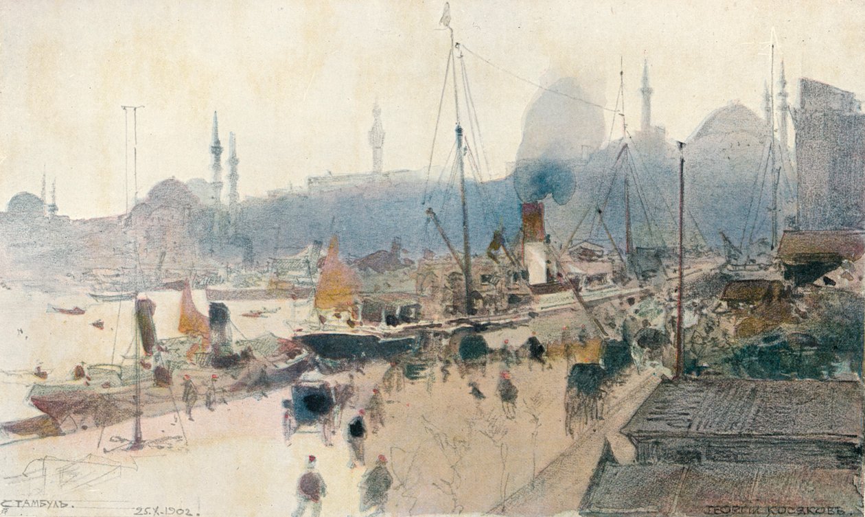 The Quay, Stamboul, 1902, 1906 av G Kossiakoff